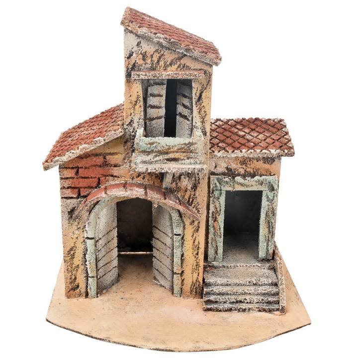 Casita napolitana con puerta elevada de 26,5x15,7x14,5 cm de