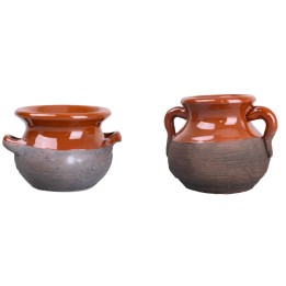 Set 2 anfore invecchiate 4-5 cm