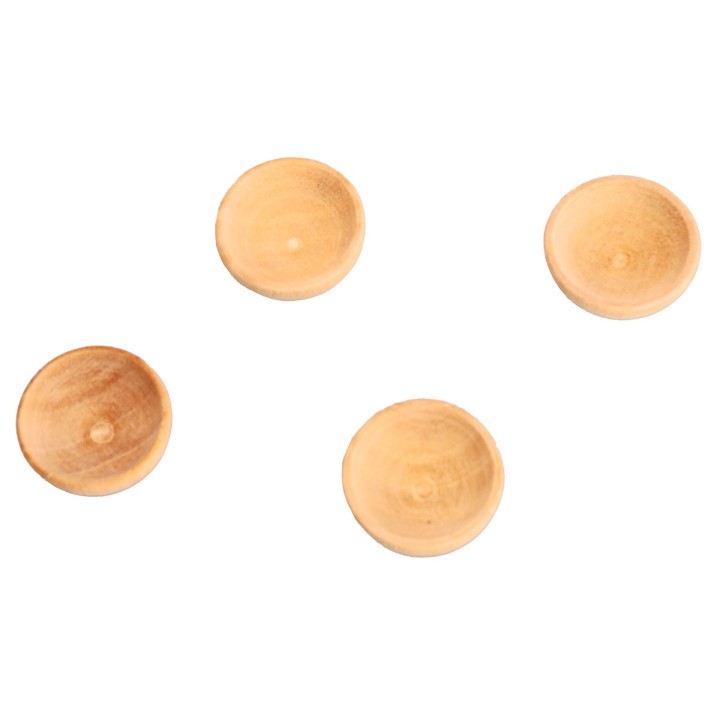 Set de 4 cuencos de madera ø 1,5 cm