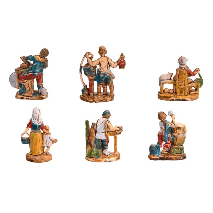 Set of 6 figurines 3,5 cm Euromarchi