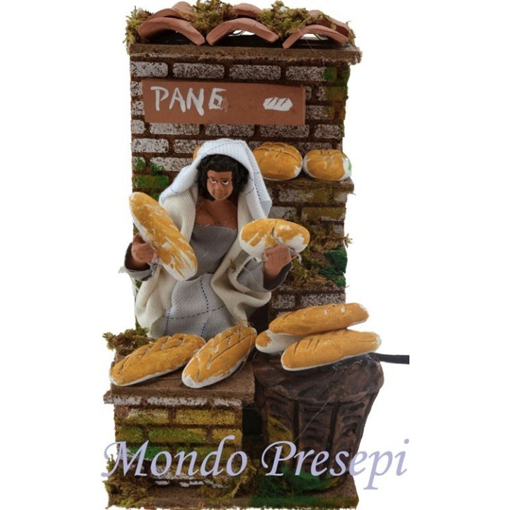 Venditore di pane in movimeto