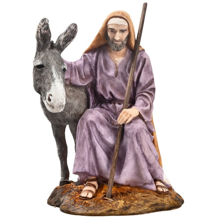 Nativity 15 cm in resin Landi Moranduzzo nativity scene