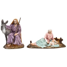 Nativity 15 cm in resin Landi Moranduzzo nativity scene