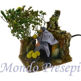 Recolector de limones en movimiento