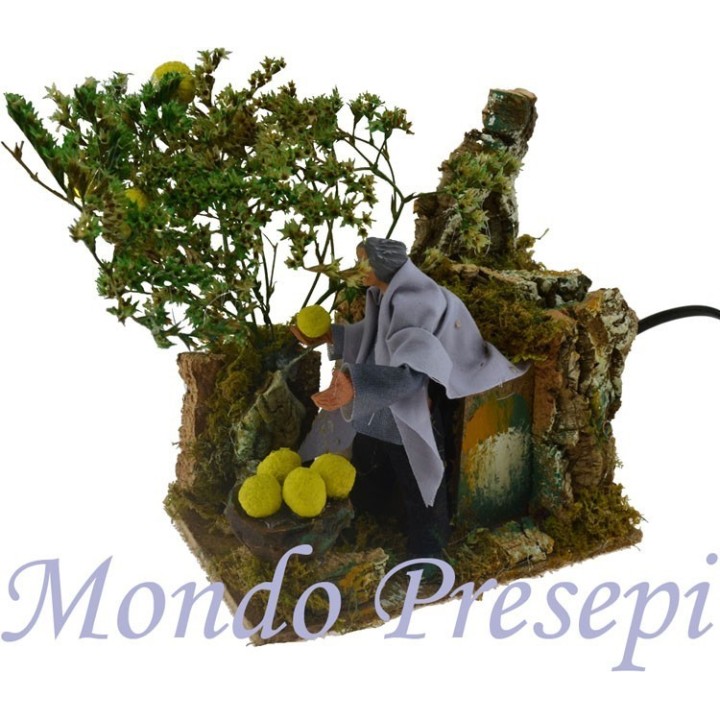 Raccoglitore di limoni in movimento