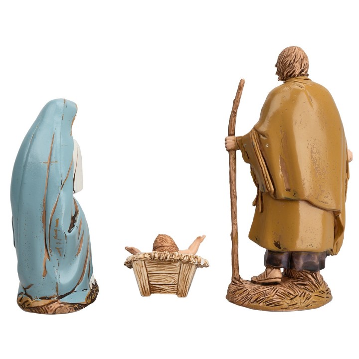 Natività 3 soggetti decoro ‘700 serie 10 cm Landi Moranduzzo