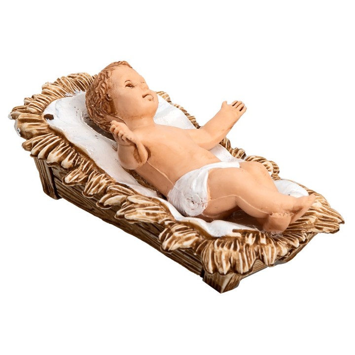 Natividad 3 figuras decoración ‘700 serie 10 cm Landi Moranduzzo
