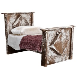 Bed with blanket in wood cm 10x6x7.5 h