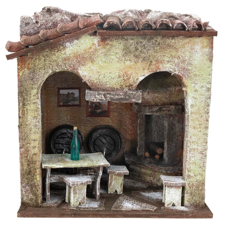 Tavern cm 18.5x14.5x21.5 h for statues of 10 cm