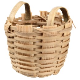 Cesta de mimbre con asa Ø 3 cm