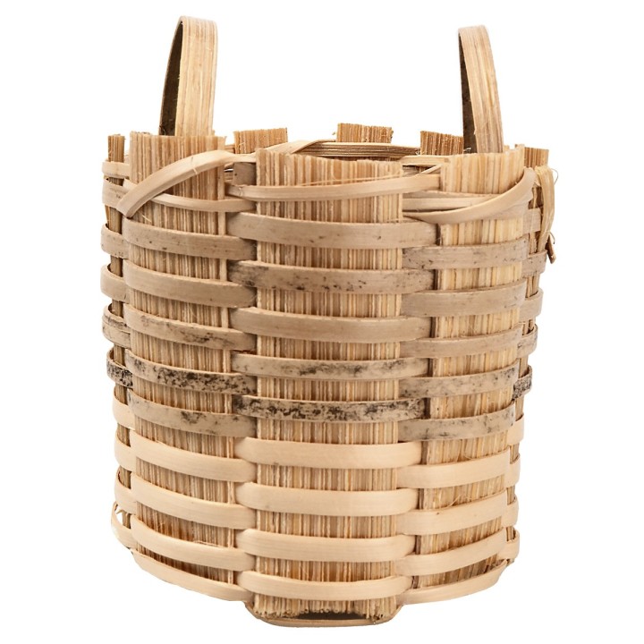Wicker basket with handle Ø 4 cm