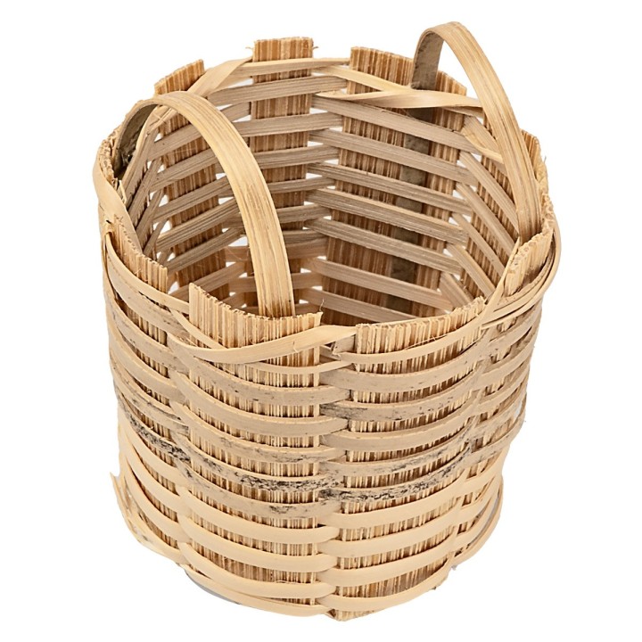 Cesta de mimbre con asa Ø 4 cm