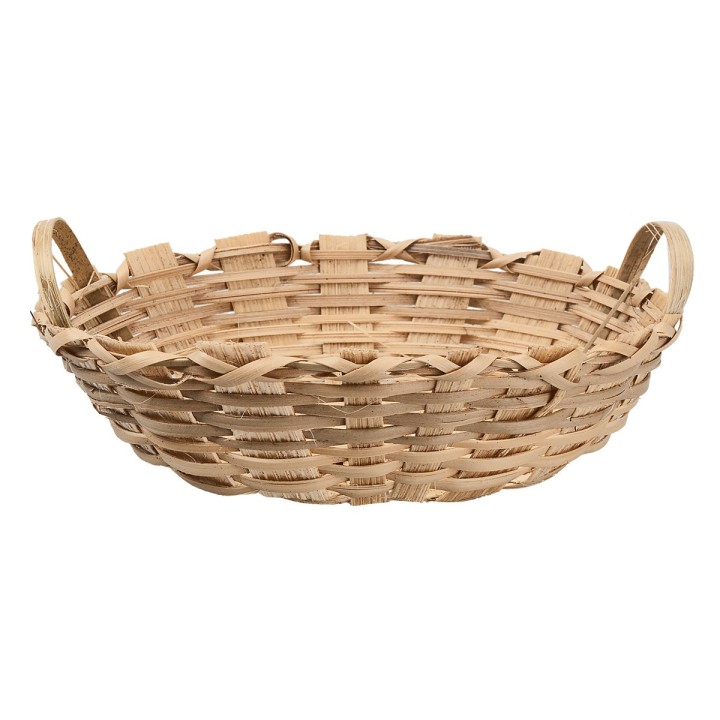 Cesta de mimbre con asa cm 10,3x7,2x4 h