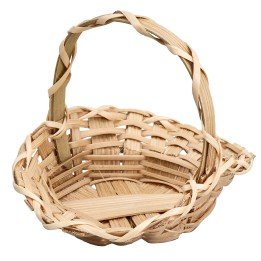 Cesto in vimini con manico cm 4,5x4,2x4,5 h