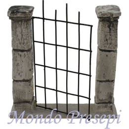 Cancelo dos columnas de 10,5x11 cm de altura.