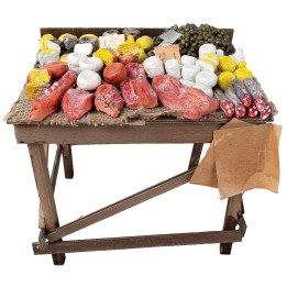 Banchetto misto di salumi e formaggi cm 20x15x15 h