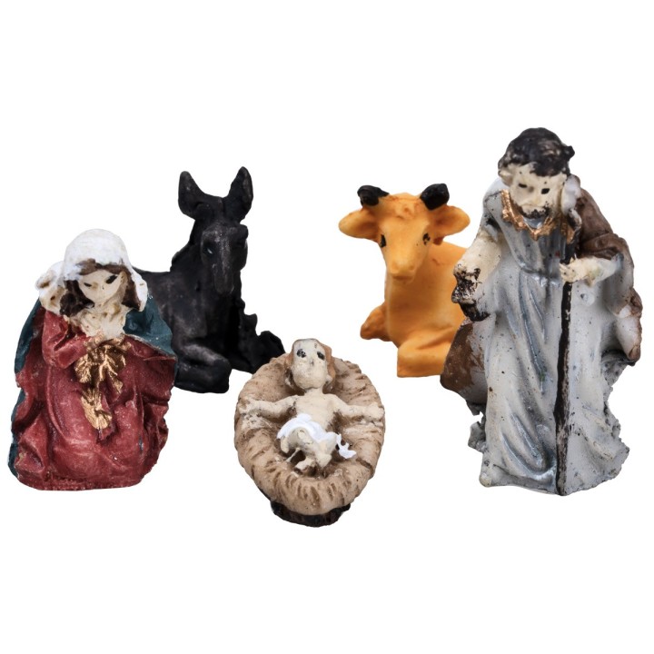 Set Natività 3 cm 11 soggetti per presepe