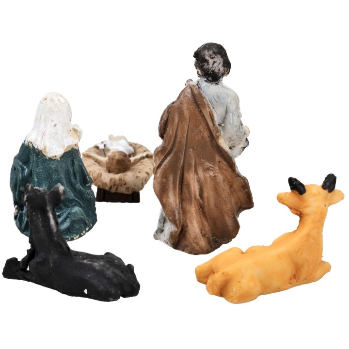 Set Natività 3 cm 11 soggetti per presepe