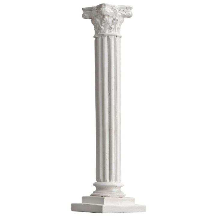 Fluted column 28.5 cm h