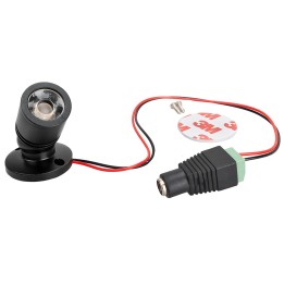 Adjustable spotlight with warm white light