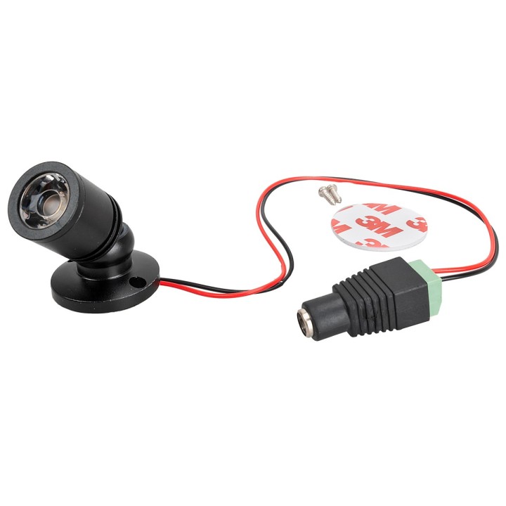 Foco tipo spot orientable con luz blanca cálida