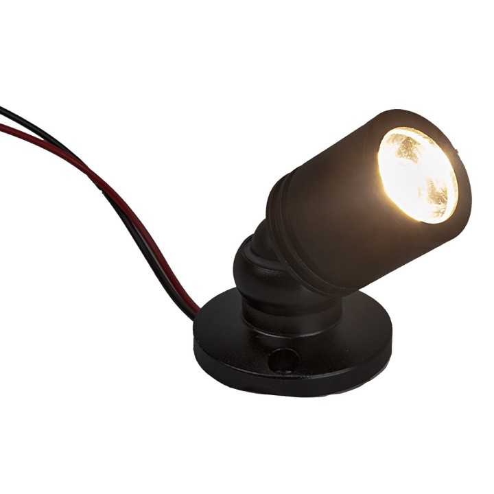 Foco tipo spot orientable con luz blanca cálida