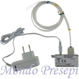 Illuminatore tremolio con fascio 30 fibre ottiche alimentatore