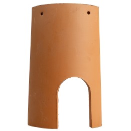 Tile with door in terracotta h 22 cm
