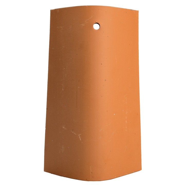 Tile with hole in terracotta h 15.5 cm
