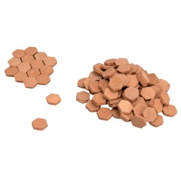 Pavimento hexagonal Ø 15 mm en cocido disponible en