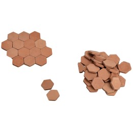 Pavimento hexagonal 19X19 mm bolsa de 50 piezas