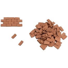 Piastrelle in cotto 18x18 mm busta da 100 pezzi