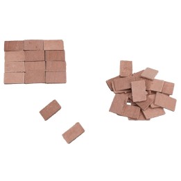 Pavimento rettangolare mm 24x14 disponibile in buste da