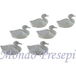 Set of 6 geese cm 2
