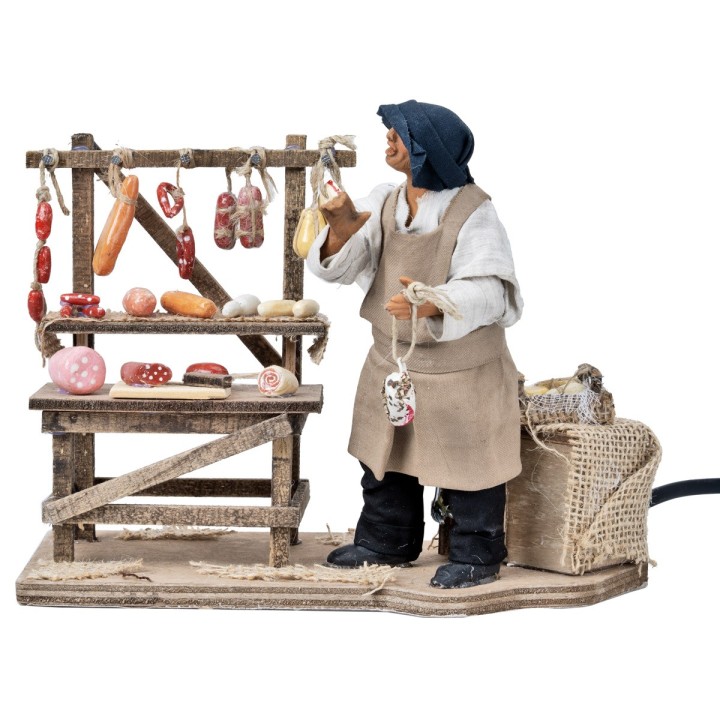 Salumiere con mensola in movimento 14 cm