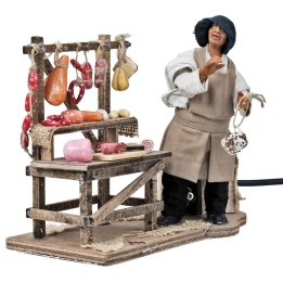 Salumiere con mensola in movimento 14 cm