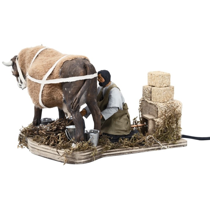Milker with cow with double movement series 12 cm