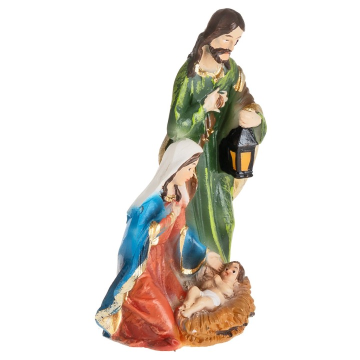 Nativity Block in resin cm 7x4.5x12.6 h