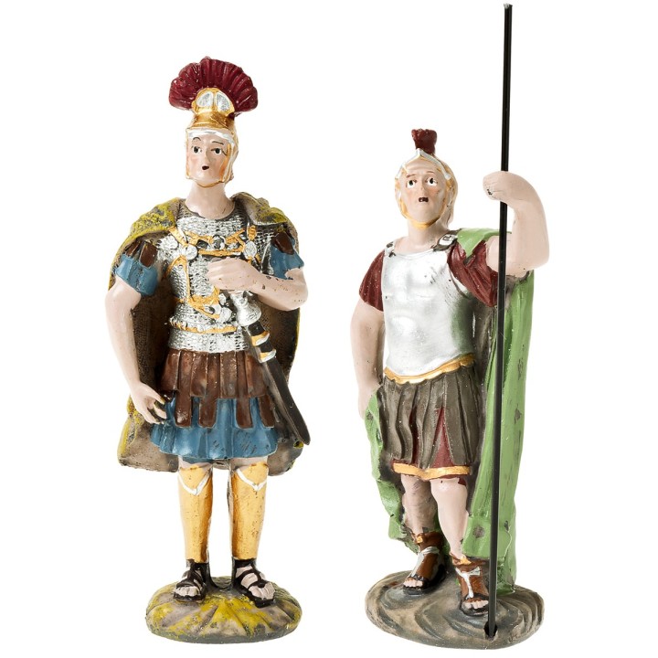 Set of two Roman soldiers from the Oliver series h 12 cm