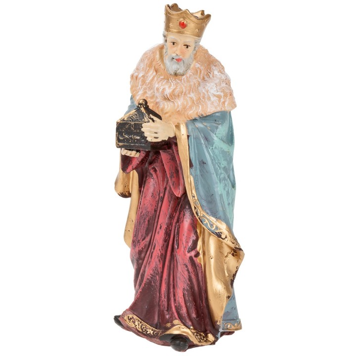 Natività in set da 11 soggetti cm 20 in resina