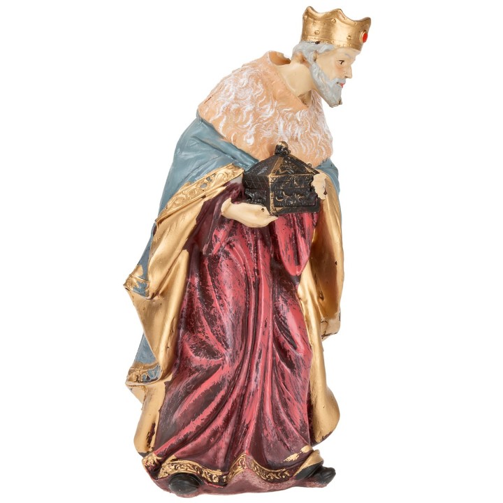 Natività in set da 11 soggetti cm 20 in resina