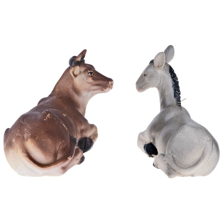 Nativity set of 11 figures 20 cm in resin