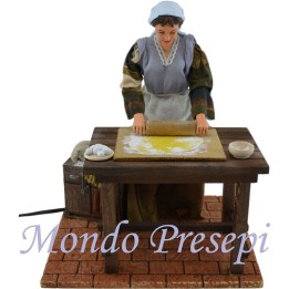 Donna che impasta cm 30 - Spedizione gratuita!