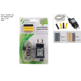 Transformer eliminates AAA mini batteries with 3-meter cable