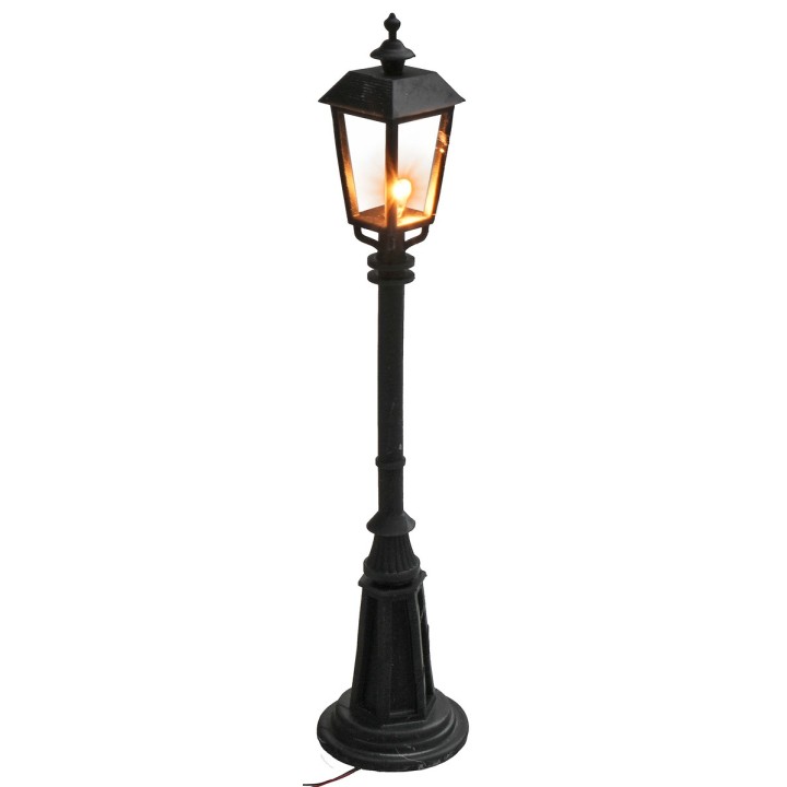 Lampione con lampada inglese da terra h 15 cm 12v