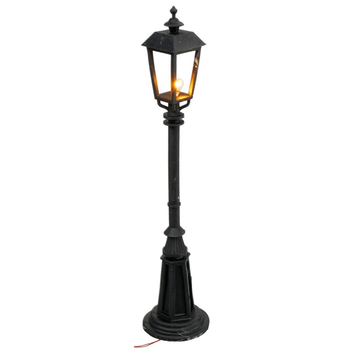 Lamp post with English-style ground lamp h 15 cm 12v