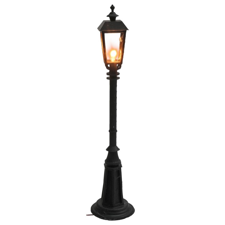 Lampione con lampada inglese da terra h 9 cm 12v