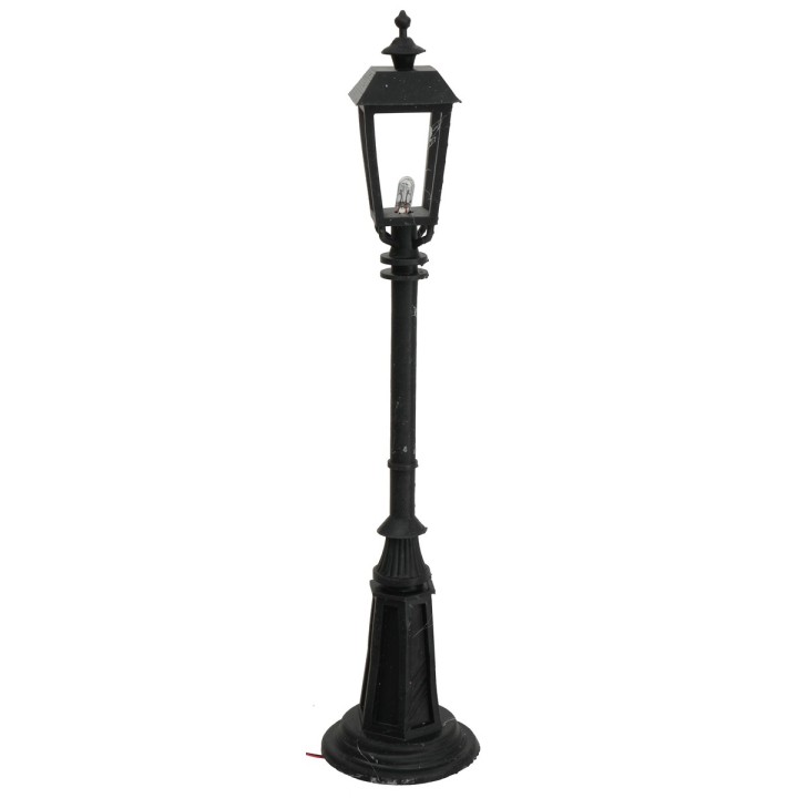 Lampione con lampada inglese da terra h 9 cm 12v