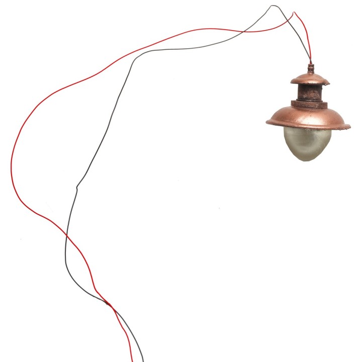 Oval ceiling chandelier Ø 2.6 cm 12v