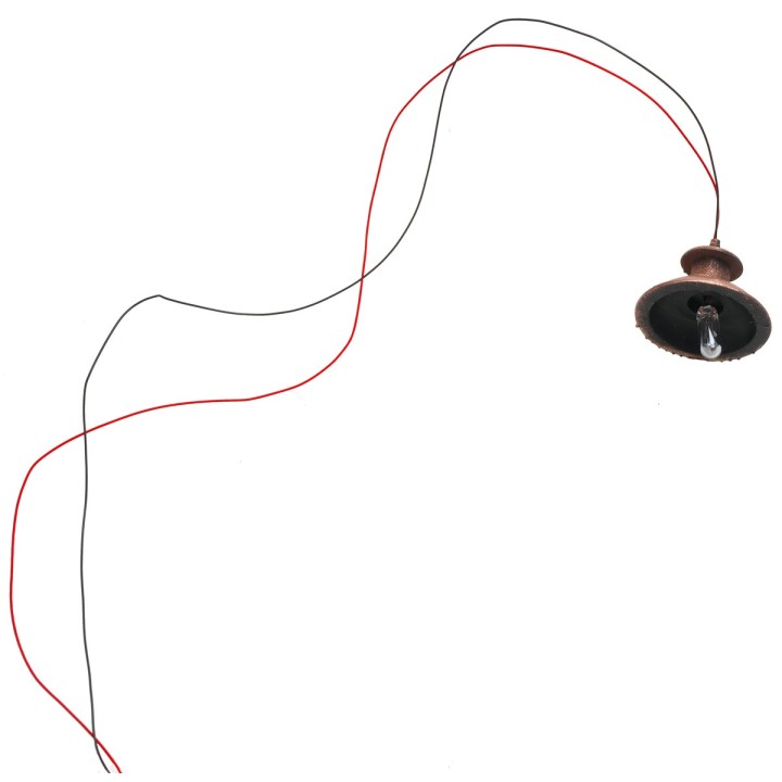 Lámpara de techo ovalada Ø 2 cm 12v